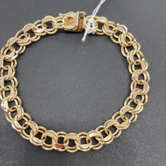 Charm Bracelet 14k     21.20 g of yellow Gold - Picture 2 of 10